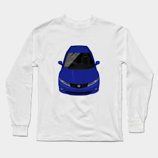 Civic Type R 8th gen 2006-2010 - Blue Long Sleeve T-Shirt